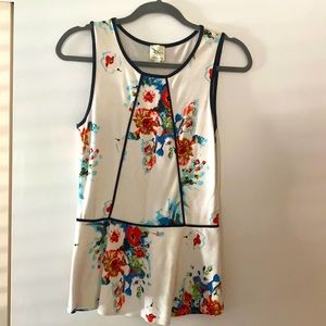 Floral Peplum top